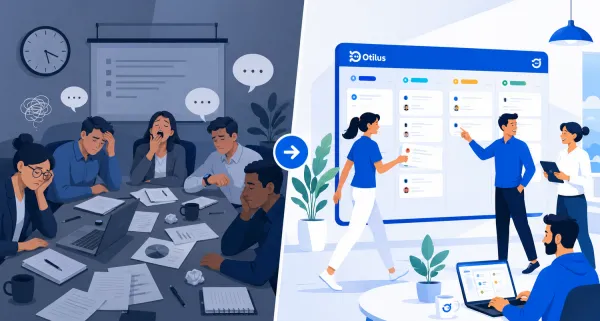 visuel Reduce meetings without losing efficiency : the Otilus method