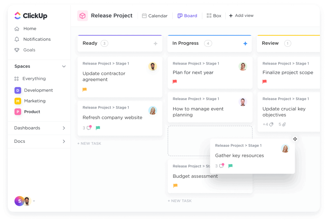 Clickup Interface