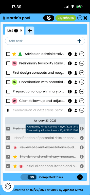 Interface GTD/Eisenhower mobile d'Otilus